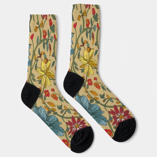 Textur der Blume Socken (Rechts)