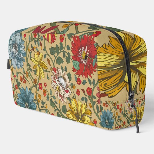 Textur der Blume Waschbeutel (Rechte Ecke)