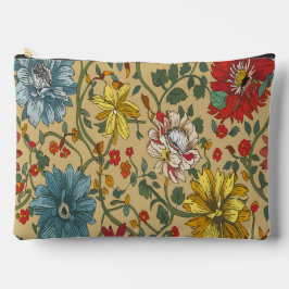 Textur der Blume Zubehörtasche