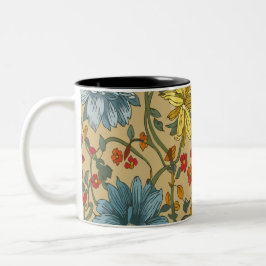 Textur der Blume Zweifarbige Tasse