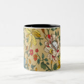 Textur der Blume Zweifarbige Tasse (Mittel)