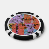 Textur der Farbformen Pokerchips (Einzeln)