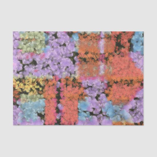 Textur der Farbformen Seidenpapier (Vorderseite)