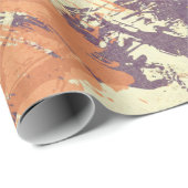 Textur der Farbstriche, verschwommene Flecken Geschenkpapier (Rolleneckpunkt)