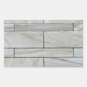 Textur der gestapelten Steinfallplatte Rechteckiger Aufkleber