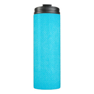 Textur der Leinwand Thermosbecher