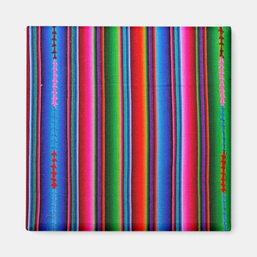 Textur der mexikanischen Stoffe Magnet (Vorne)