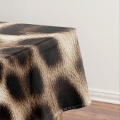 Textur der Pelzhaut aus Leopardenleoparden Tischdecke (Beispiel)
