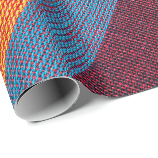 Textur der Stoffe im thailändischen Stil Geschenkpapier (Rolleneckpunkt)