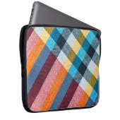 Textur der Stoffe im thailändischen Stil Laptopschutzhülle (Vorne Rechts)