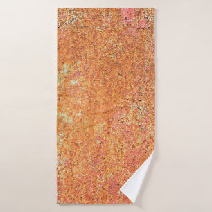 Textur des alten gemalten Metalabstrakts, Alter, a Badehandtuch