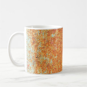 Textur des alten gemalten Metalabstrakts, Alter, a Kaffeetasse