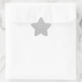 Textur des benutzerdefinierten Stricks Stern-Aufkleber (Tasche)