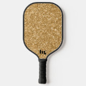 Textur des Glitzer Pickleball Schläger (Rückseite)