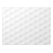 Textur des Golfballs Notizblock (Vorderseite)