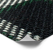Textur des karierten Gewebes: leer, vielseitig Poster (Ecke)
