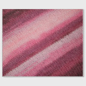 Textur des Strickstoffes mit abstraktem Pat Geschenkpapier (Flach)