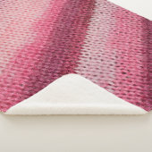 Textur des Strickstoffes mit abstraktem Pat Sherpadecke (3/4)