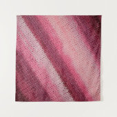 Textur des Strickstoffes mit abstraktem Pat Wandteppich (Vorderseite (Horizontal))