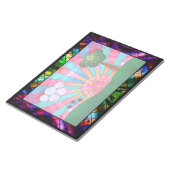 Textur des Sun Notepad Notizblock (angewinkelt)