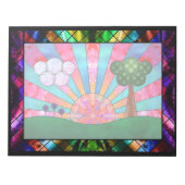 Textur des Sun Notepad Notizblock (Vorderseite)