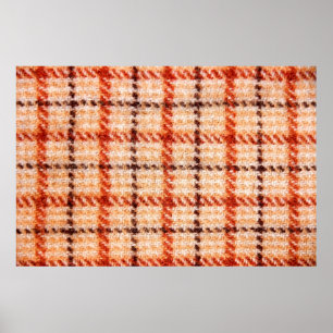 Textur des Tartan-Designs. Poster