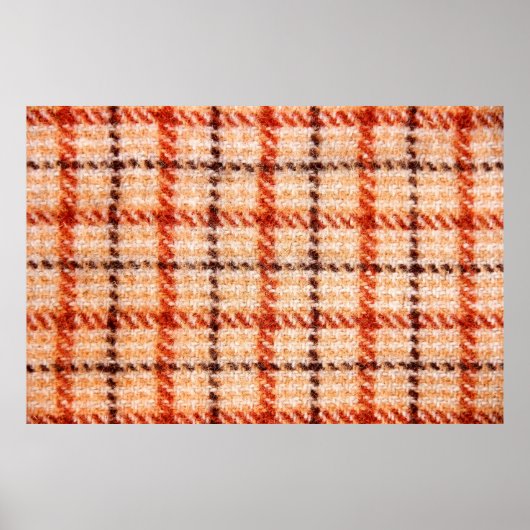 Textur des Tartan-Designs. Poster (Vorne)