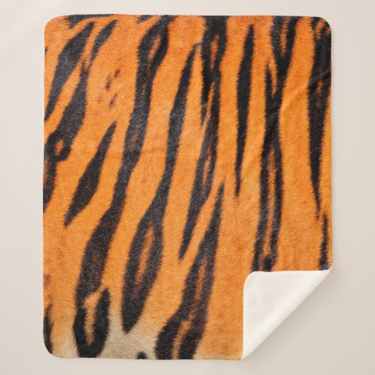 Textur des Tigers Sherpadecke (Vorderseite)