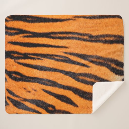 Textur des Tigers Sherpadecke (Vorderseite (Horizontal))