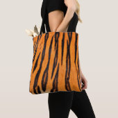 Textur des Tigers Tasche (Von Nahem)
