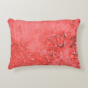 Textur des Vintagen Rostbemalten Eisendrückens Dekokissen