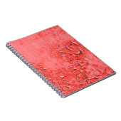 Textur des Vintagen Rostbemalten Eisendrückens Notizblock (Rechte Seite)