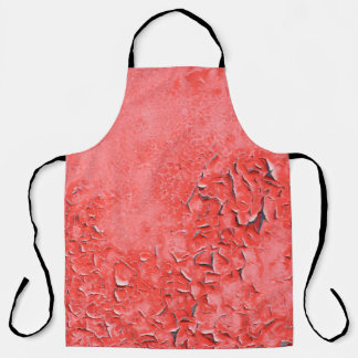 Textur des Vintagen Rostbemalten Eisendrückens Schürze