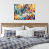 Textur dick Paint Abstrakt Leinwanddruck (Insitu (Schlafzimmer))