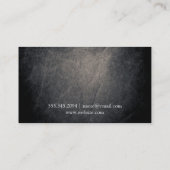 Textur | Dunkel Visitenkarte (Rückseite)