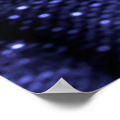 Textur. Dunkelblauer Stoff. Dekorativer Hintergrun Poster (Ecke)