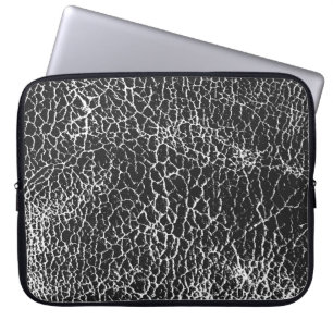 Textur einer bedrängten Überlagerung von Krokodil Laptopschutzhülle