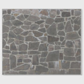 Textur einer grauen Steinmauer Geschenkpapier (Flach)
