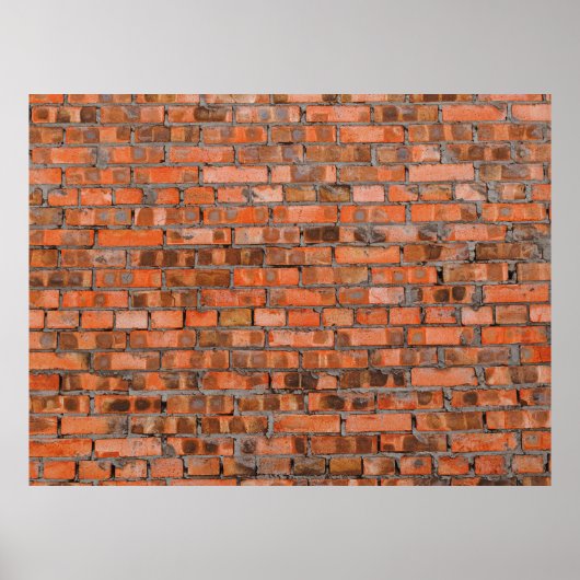 Textur einer verstopften Ziegelwand,Architekt Poster (Vorne)