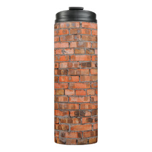 Textur einer verstopften Ziegelwand,Architekt Thermosbecher