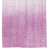 Textur eines Regenfalles auf einem Glas Nasstransp Duschvorhang (Vorderseite)