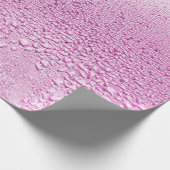 Textur eines Regenfalles auf einem Glas Nasstransp Geschenkpapier (Ecke)