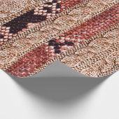 Textur, geometrische Textur, Schlange Geschenkpapier (Ecke)