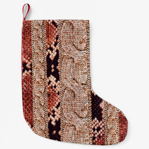 Textur, geometrische Textur, Schlange Kleiner Weihnachtsstrumpf