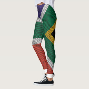 Textur: Gravieren Sie die Leggings der südafrikan