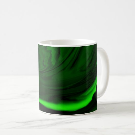 Textur grüne Malachitsteinsammlungen Kaffeetasse (VorderseiteRechts)