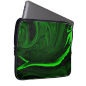 Textur grüne Malachitsteinsammlungen Laptopschutzhülle (Vorne Rechts)