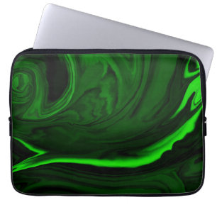 Textur grüne Malachitsteinsammlungen Laptopschutzhülle