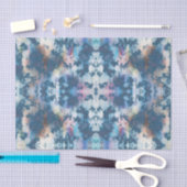 Textur Grunge Stucco blauer Abstraktion Decoupage Seidenpapier (Handwerk)