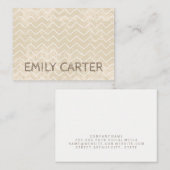 Textur Grunge Wood Sketched Muster Visitenkarte (Vorne/Hinten)